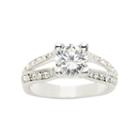 Sparkle Allure Womens White Engagement Ring