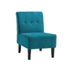 Coco Tufted Fabric Slipper Chair