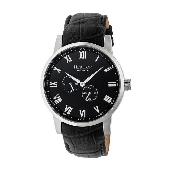 Heritor Unisex Black Strap Watch-herhr6404