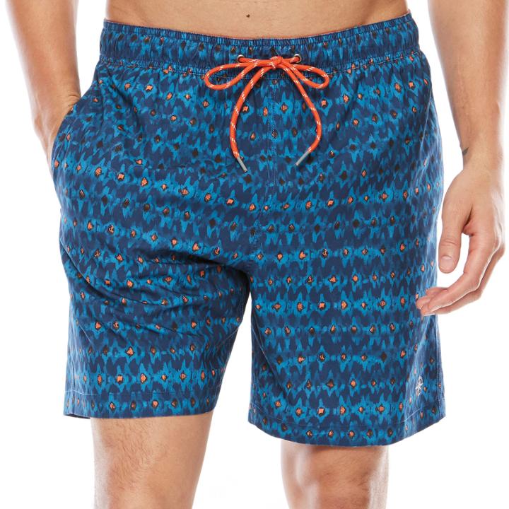 Jamaica Bay Pattern Swim Shorts