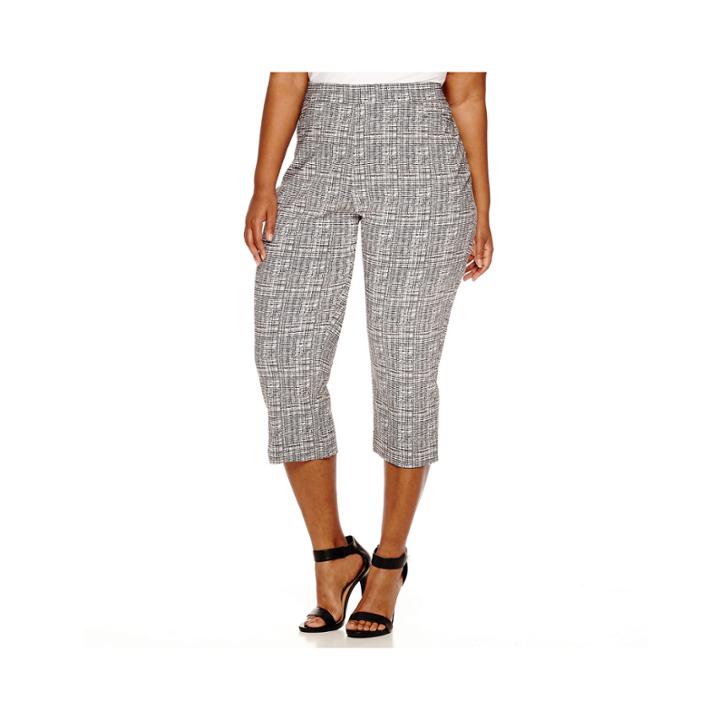 Worthington Slim-fit Cropped Pants - Plus