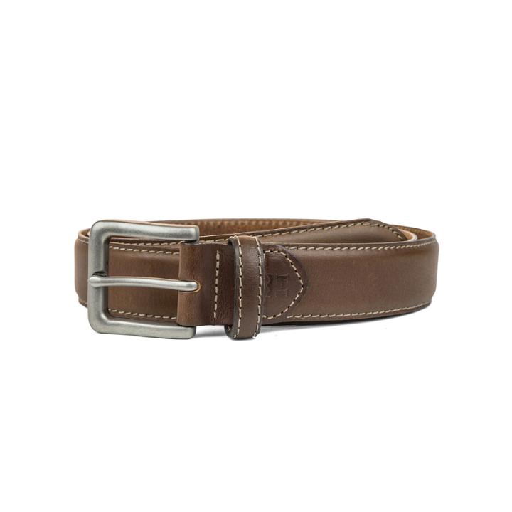 Haggar Leather Contrast Stitch Belt