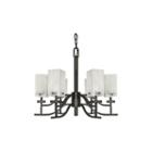 Filament Design 6-light Textured Black Chandelier