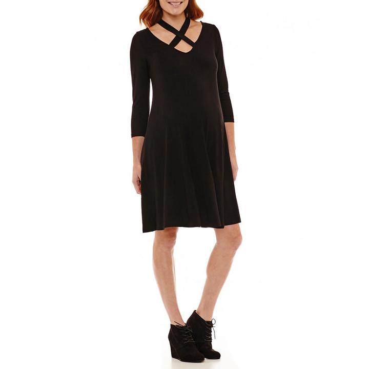 Planet Motherhood 3/4 Sleeve A-line Dress