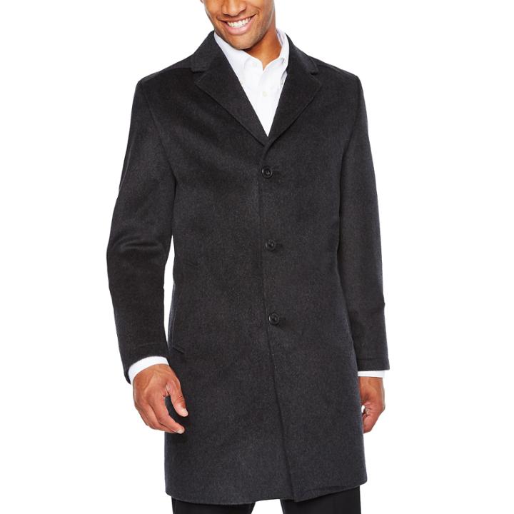 Stafford Water Resistant Interior Pockets Woven Topcoat