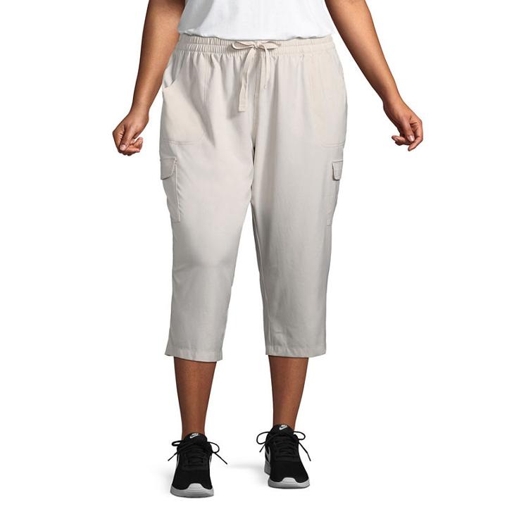 St. John's Bay Active Cargo Capri-plus