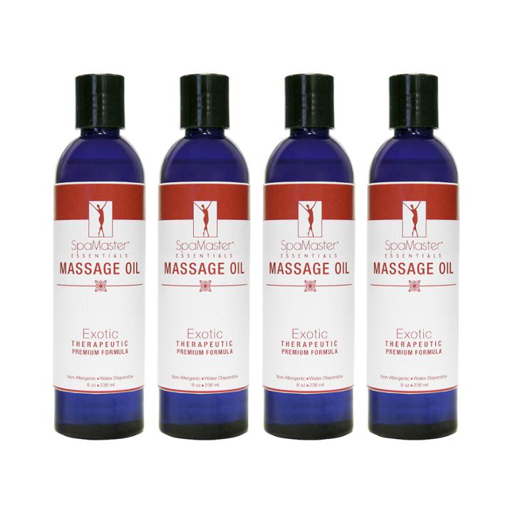 Master Massage 8-oz. 4-pack Exotic Blend Massage Oil
