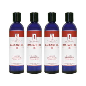 Master Massage 8-oz. 4-pack Exotic Blend Massage Oil