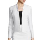 Black Label By Evan-picone Stand-collar Jacquard Jacket