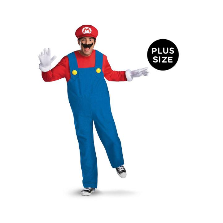 Buyseasons Super Mario 6-pc. Dress Up Costume Mens
