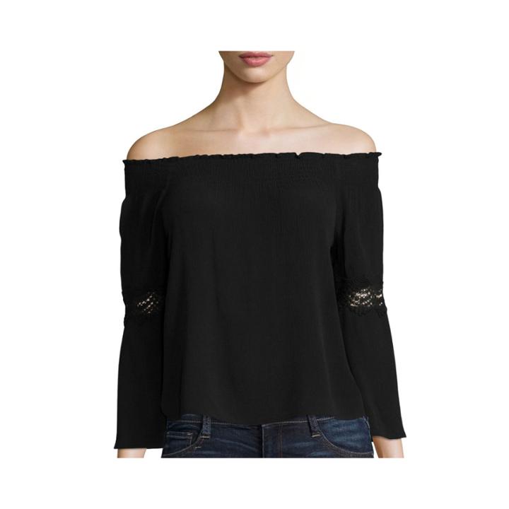Arizona 3/4-sleeve Off-the-shoulder Blouse - Juniors