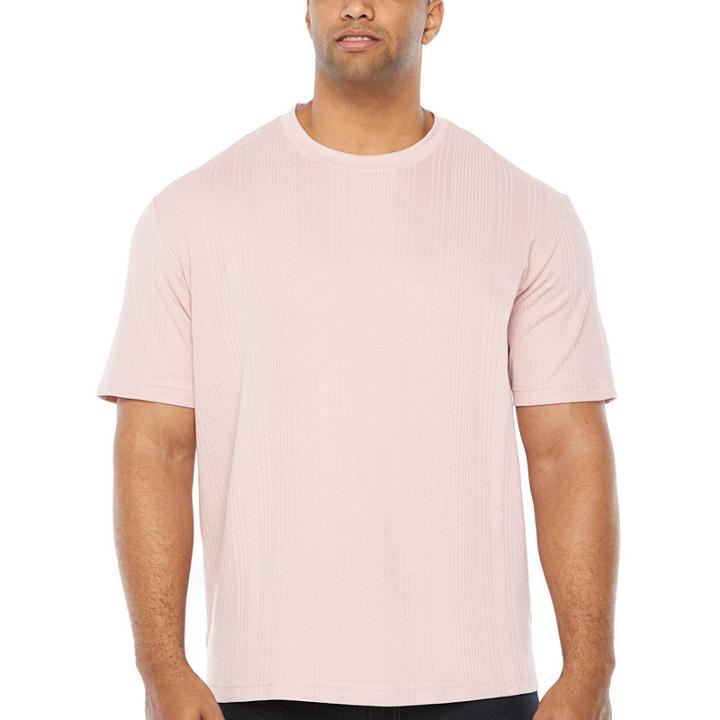 Claiborne Short Sleeve Crew Neck Moisture Wicking T-shirt-big And Tall