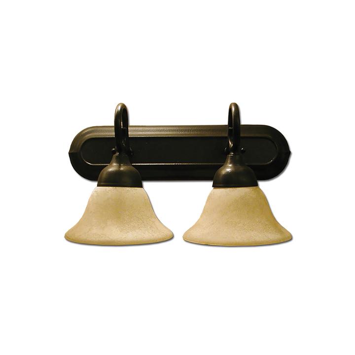 Jesabelle 2-light Bronze Bath Vanity