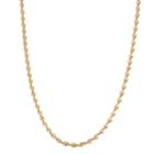 18k Gold Over Silver 20 Inch Chain Necklace