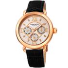 Akribos Xxiv Womens Black Strap Watch-a-1043bkr