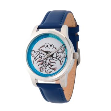 Sesame Street Unisex Blue Strap Watch-wss000020