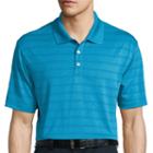 Haggar Short-sleeve Striped Poly Polo