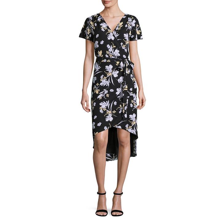 Worthington Short Sleeve Wrap Dress