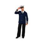 Retro Airline Captain 3-pc. Dress Up Costume Mens