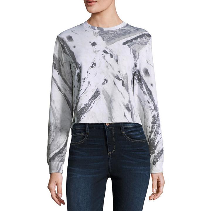 Marbled Cropped Tee - Juniors