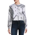 Marbled Cropped Tee - Juniors