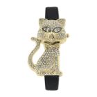 Geneva Platinum Womens Gold Tone Strap Watch-7721