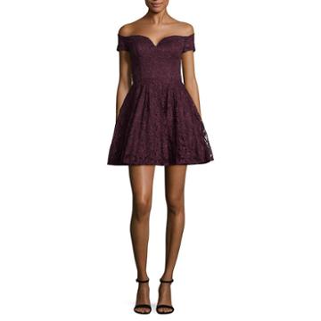 B. Smart Short Sleeve Party Dress-juniors