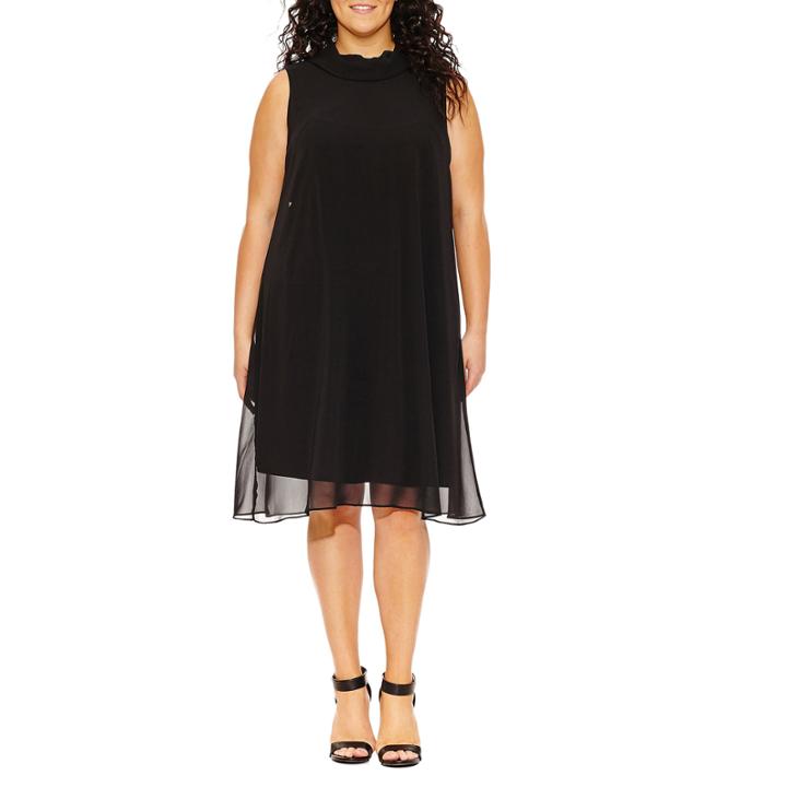 Scarlett Sleeveless Sheath Dress-plus
