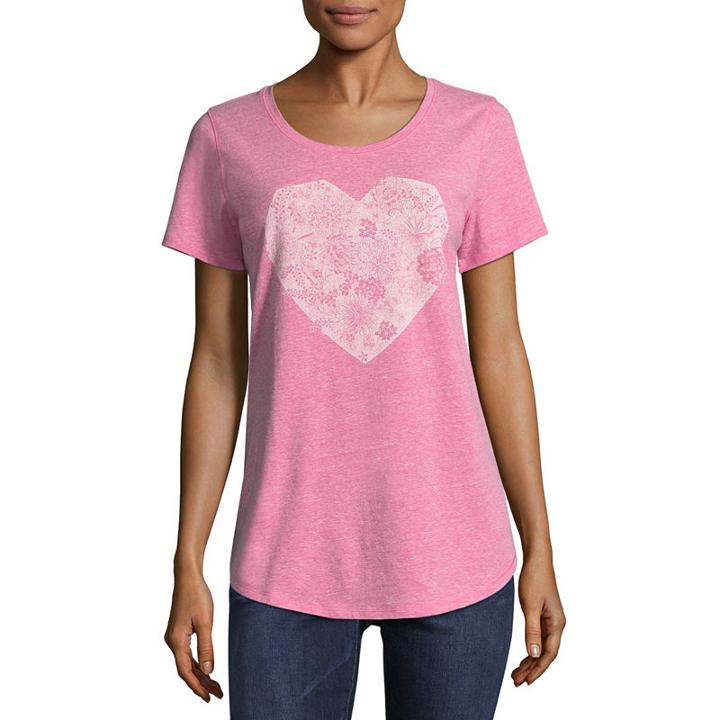 St. John's Bay Active Graphic Tee - Tall