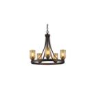 Hidalgo 5-light Chandelier In Sovereign Bronze