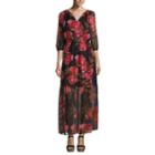A.n.a Tiered Floral Maxi Dress