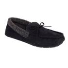 Heatcore Roll Collar Mocassin Slippers With Sherpa Lining
