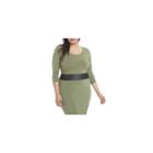 Fashion To Figure Leslie Perforated Stretch Belt-plus