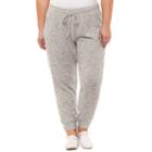 Liz Claiborne Space Dye Slim Jogger Pant- Plus