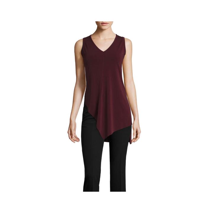 Worthington Sleeveless Asymmetrical Tunic - Tall