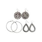 Arizona Teardrop Sugar Hoop 3-pr. Earring Set
