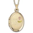Forever In My Heart Locket 18k Over Sterling Silver