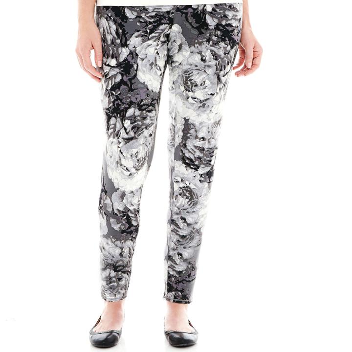 Mixit&trade; Madres Print Knit Leggings - Plus