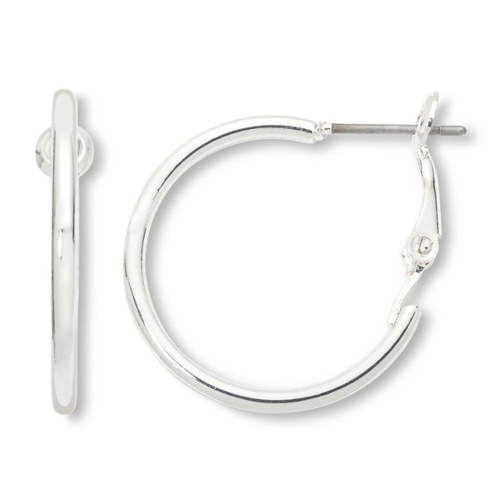 Mixit Silver-tone Hoop Earrings
