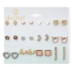 Decree 12-pc. Gold-tone Fashion Stud Earring Set