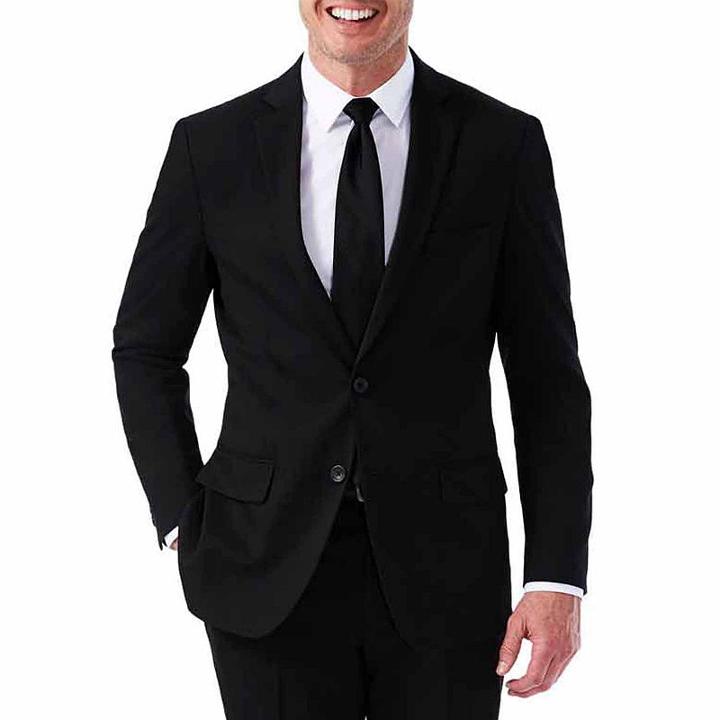 Jm Haggar Black Premium Stretch Slim Fit Sport Coat