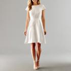 Alex Evenings Short Sleeve Fit & Flare Dress