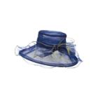 Scala&trade; Organza-trimmed Sinamay Hat