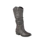 Journee Collection Drover Slouch Womens Riding Boots