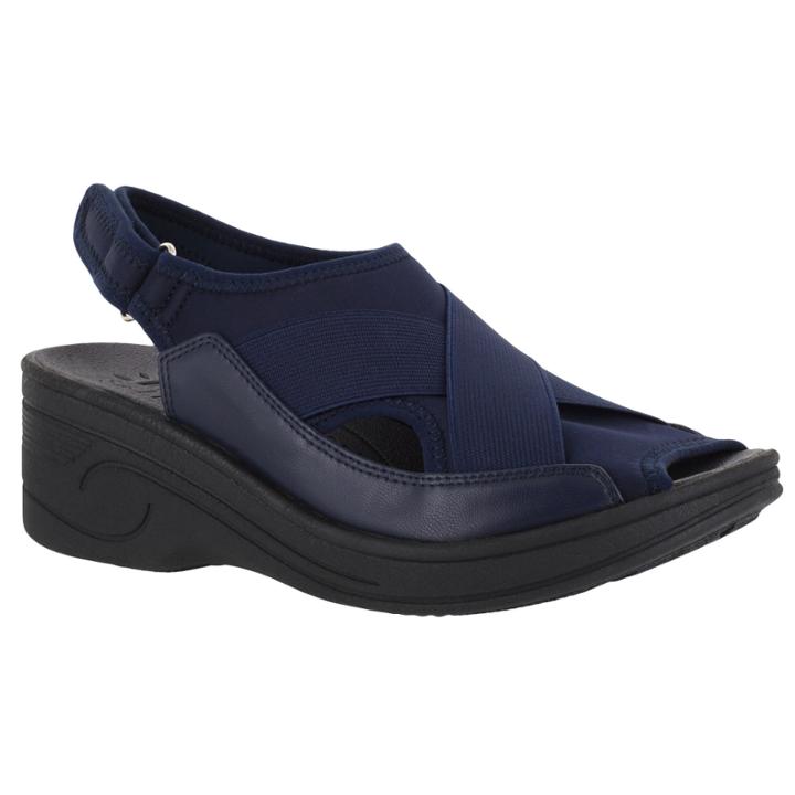 Easy Street Delight Womens Wedge Sandals