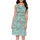 Perceptions Sleeveless Ruffle Sheath Dress - Petite