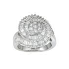 Diamond Blossom Womens 1 1/2 Ct. T.w. White Diamond 10k Gold Cocktail Ring