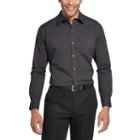 Van Heusen Van Heusen Traveler Long Sleeve Slim Stretch Shirt Long Sleeve Stripe Button-front Shirt-slim