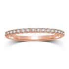 1/7 Ct. T.w. Diamond 10k Rose Gold Band Ring
