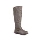Journee Collection Spokane Studded Wide Calf Riding Boots